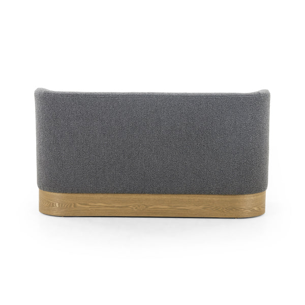 Krista Dining Bench In Knoll Charcoal