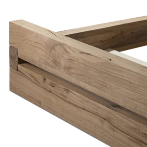 Lia King Bed in Natural Reclaimed French
