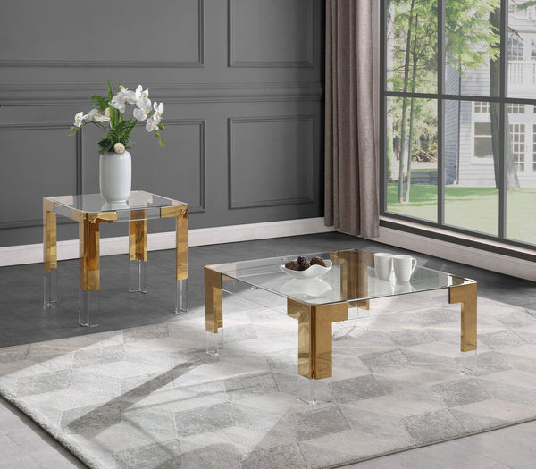 Alberto Coffee Table In Gold