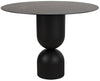 Wanda Dining Table, Black Steel