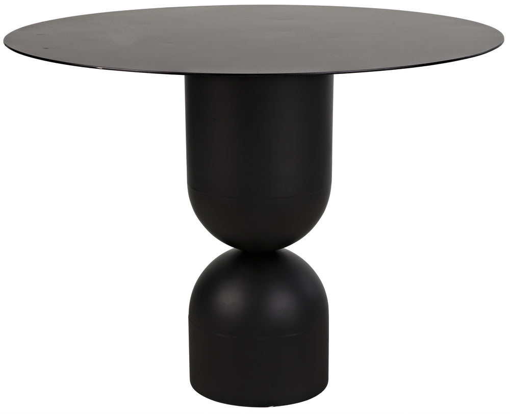 Wanda Dining Table, Black Steel