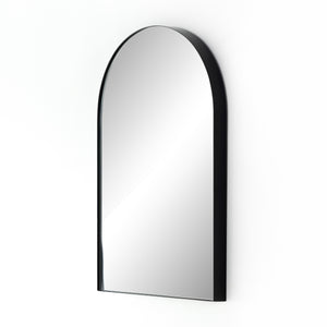 Georgina Small Mirror In Iron Matte Black