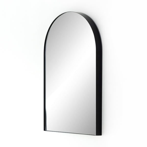 Georgina Small Mirror In Iron Matte Black