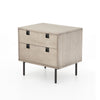 Carly 2 Drawer Nightstand In Grey Wash