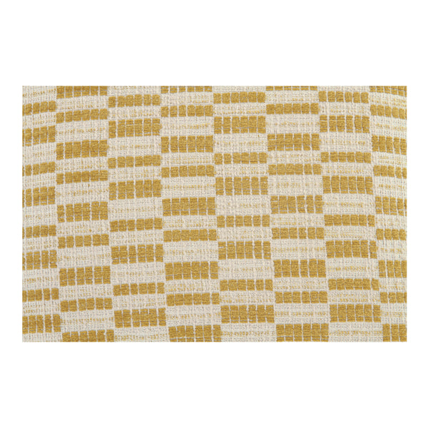 Leone Cushion in Chartreuse with Fringe Trim