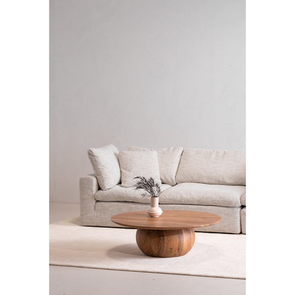 Moe's Terra Condo Slipper Chair in Coastside Sand