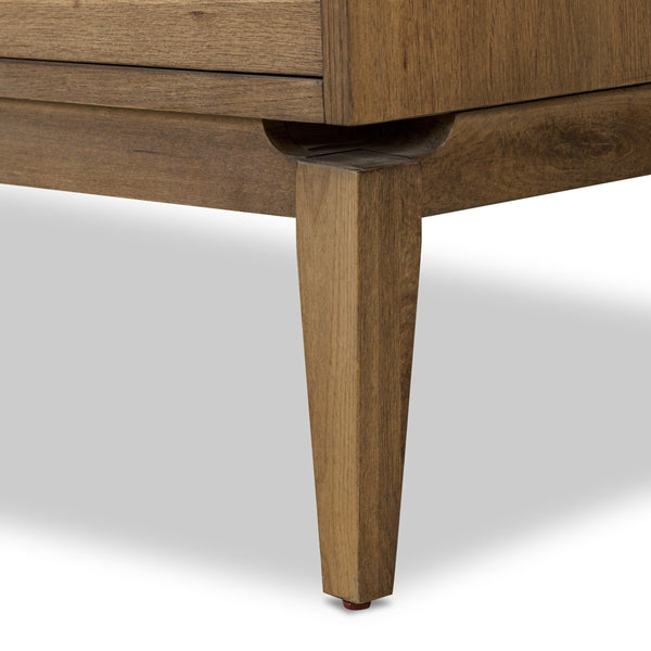 Bergstrom Media Console - Warm Natural Oak Veneer