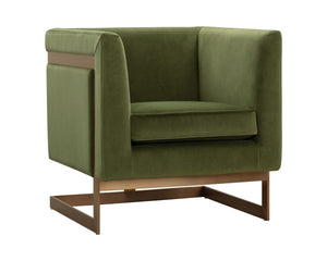 YVETTE ARMCHAIR - GOLD - MEG OLIVE