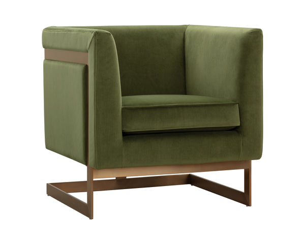 YVETTE ARMCHAIR - GOLD - MEG OLIVE