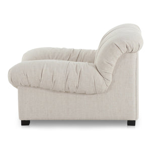 Halston Lounge Chair in Flecked Oat