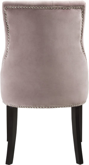 Tiffany Dining Chair In Pink Velvet