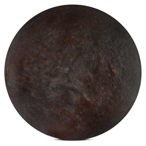 Round Side Table in Bronze Solid Iron