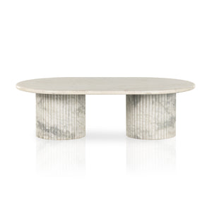 Oranda Coffee Table in Polished White