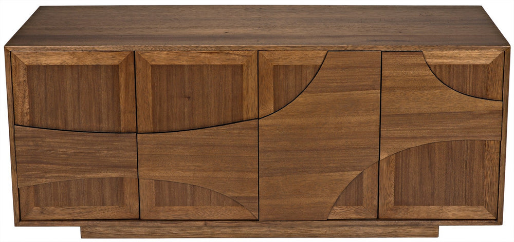 Collage Dark Walnut Sideboard in Walnut and Veneer