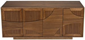 Collage Dark Walnut Sideboard in Walnut and Veneer