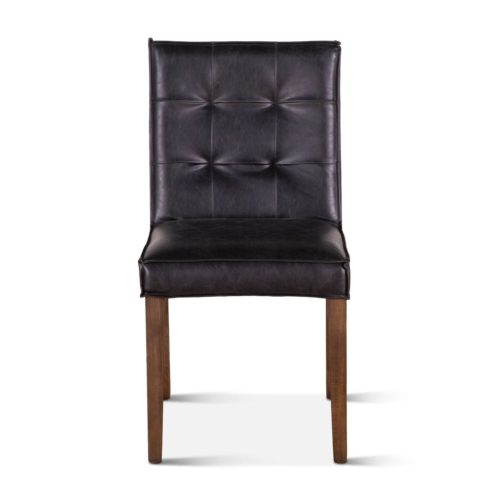 Madison Black Eco-Friendly Leather Dining Chair