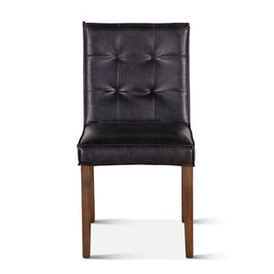 Madison Black Eco-Friendly Leather Dining Chair