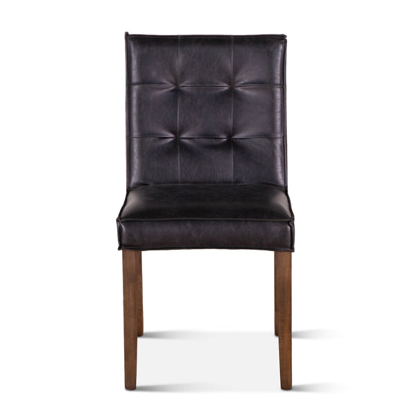 Madison Black Eco-Friendly Leather Dining Chair