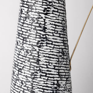 Colette Large Black/White Patterned Vase