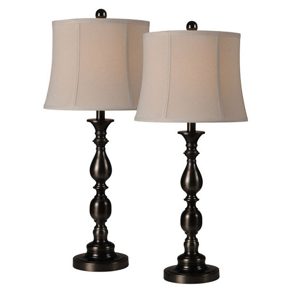 Scala Table Lamp - Set Of 2 Table Lamp In Beige
