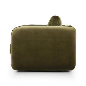 Malakai Swivel Chair In Surrey Olive