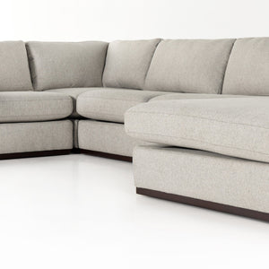 Colt 4-Piece Sectional - Aldred Silver