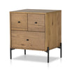 Eaton Nightstand In Amber Oak Resin