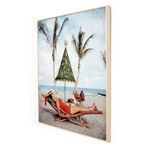 Palm Beach Idyll (24" X 24") In Slim Aarons's Showcase In Photography Art