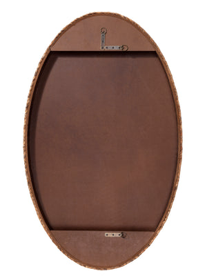 Sparrow Braided Oval Mirror