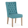 Lara Teal Linen Dining Chair