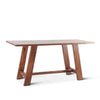 Savannah 75" Gathering Table, Cinnamon Brown