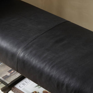 Brickel Backless Bench In Heirloom Black