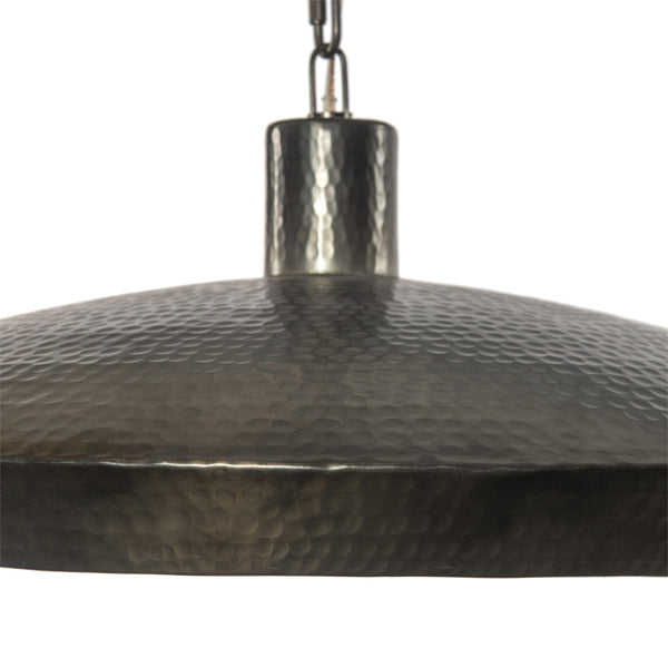 Eldon Pendant In Hammered Dark Antique Brass And Dark Antique Brass