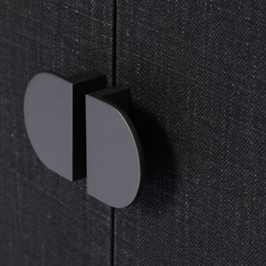 Cressida Sideboard - Black Linen