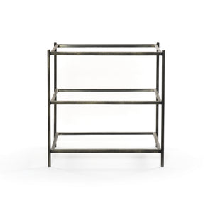 Felix Nightstand in Hammered Grey