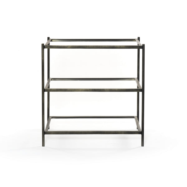 Felix Nightstand in Hammered Grey