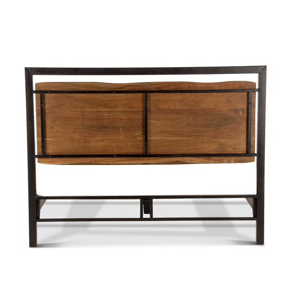 Aspen Acacia Wood Queen Bed in Walnut Finish