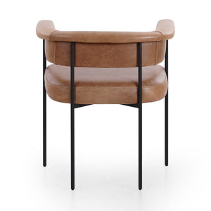 Carrie Dining Chair - Chaps Saddle