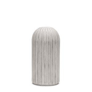 Ummi Small Off White w/ Gray-Brown Antiquing Ceramic Floor Vase