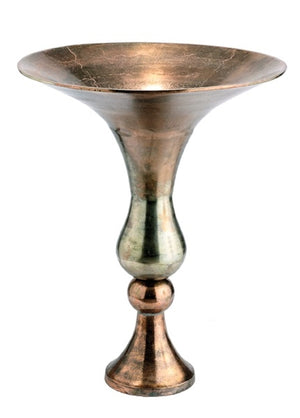 Aluminum Vase Raw Oxydised Copper Finish