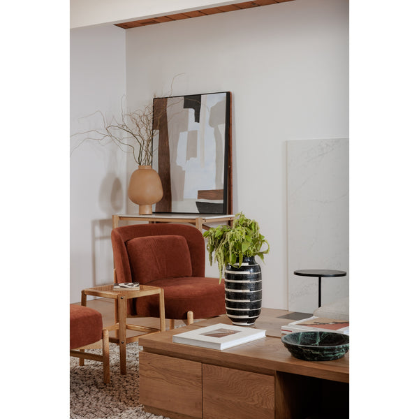 Oma Decorative Vessel in Beige from Moe's