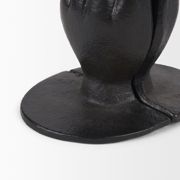 Praying Hands Bronze Cast Iron Book Ends