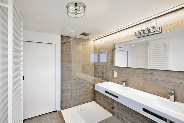 Savannah 5 Light Vanity in Chrome Finish