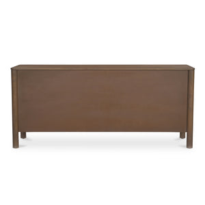 Moe's Wiley 4 Door Sideboard in Vintage Brown