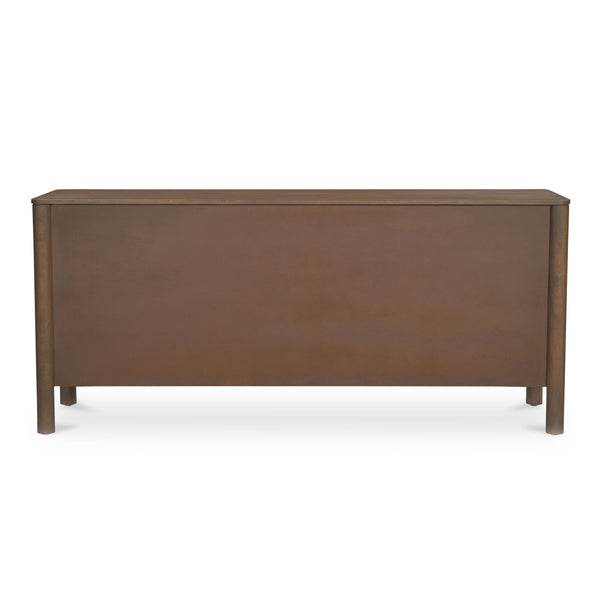 Moe's Wiley 4 Door Sideboard in Vintage Brown