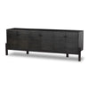 Reza Media Console - Worn Black Parawood