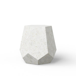 Ivory Terrazzo Stool