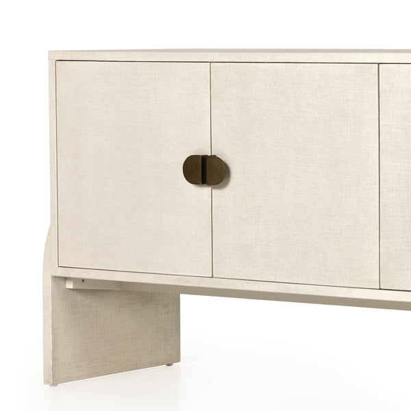 Cressida Sideboard In Ivory Painted Linen