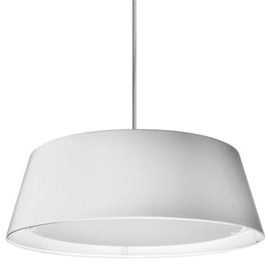 22W LED Tappered Drum Shd, White