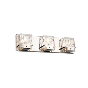 Wiltshire 3 Light Wall Light in Polished Nickel